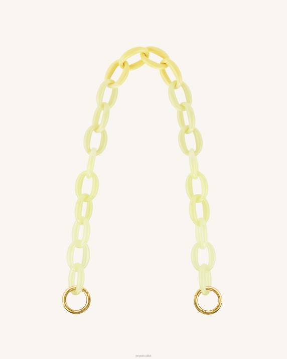 Yellow JW PEI Mya Gradient Acrylic Chain Strap VV8B265