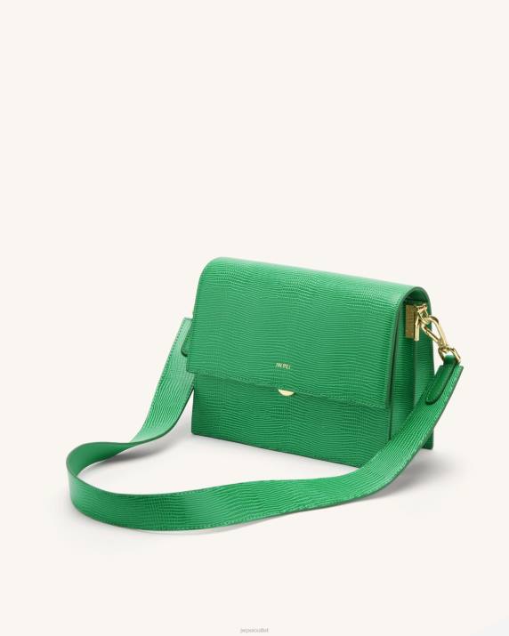 Grass Green Lizard JW PEI Mini Flap Crossbody VV8B24