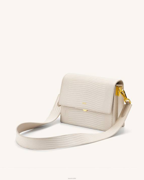 Ivory Lizard JW PEI Mini Flap Crossbody VV8B1