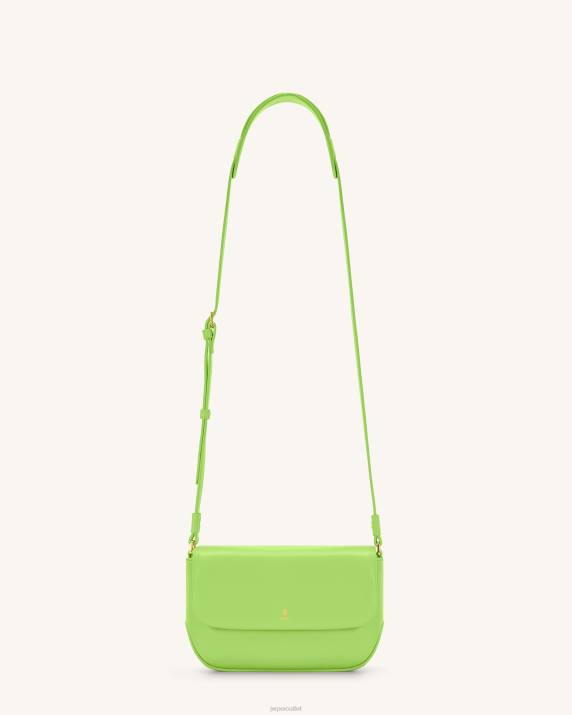 Lime Green JW PEI Debby Flap Crossbody Bag VV8B20