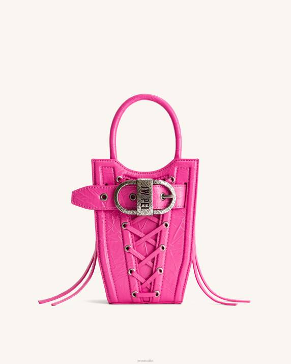 Bright Pink JW PEI FEI Crushed Straps Phone Bag VV8B240