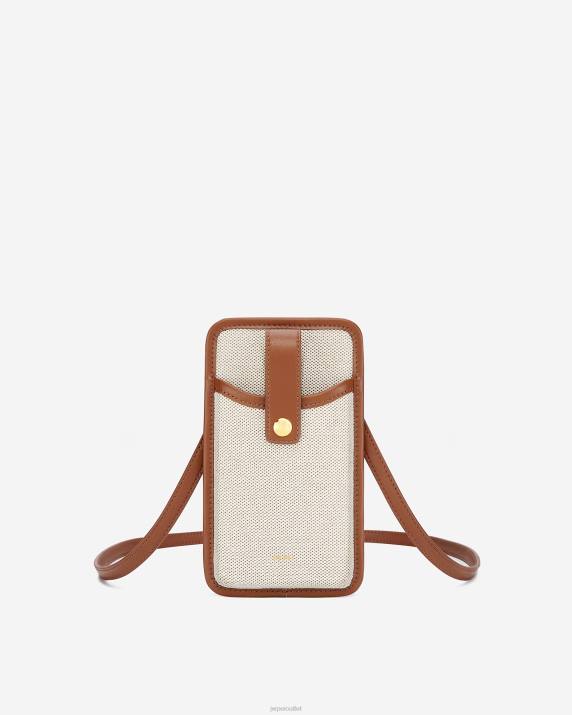 Brown JW PEI Aylin Canvas Phone Bag VV8B203