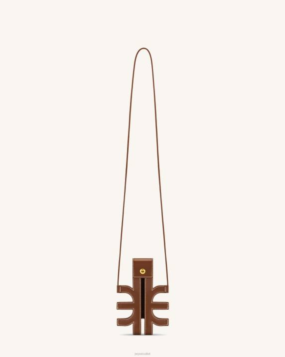 Brown JW PEI FEI Cut-Out Phone Bag VV8B197