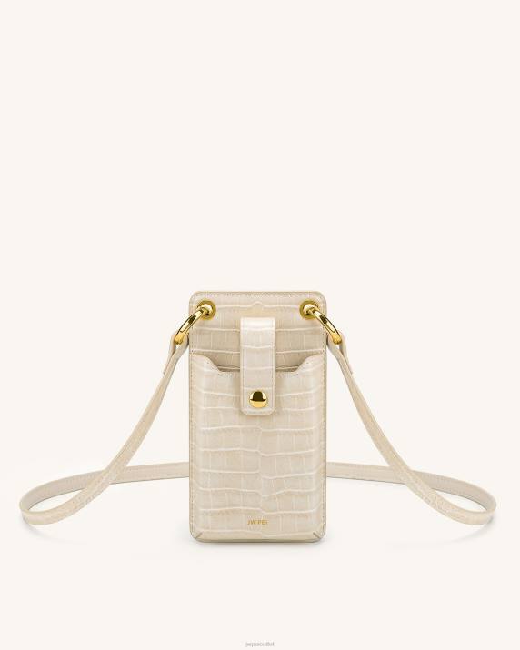 Ivory Croc JW PEI Quinn Phone Bag VV8B190