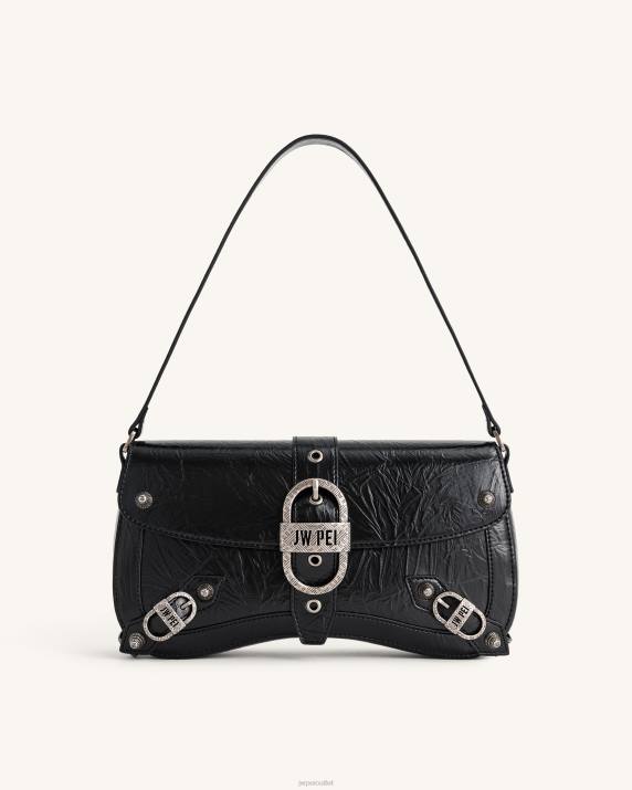 Black JW PEI Sia Crushed Shoulder Bag VV8B162