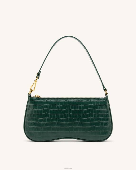 Dark Green Croc