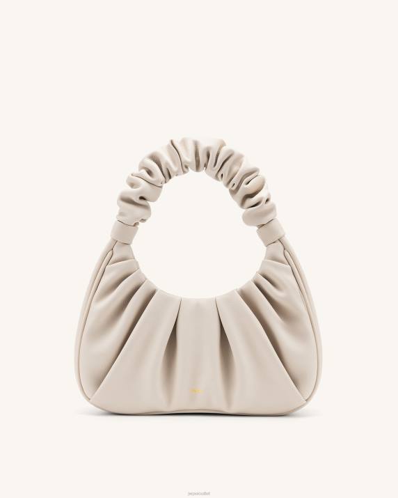 Ivory JW PEI Gabbi Ruched Hobo Handbag VV8B54