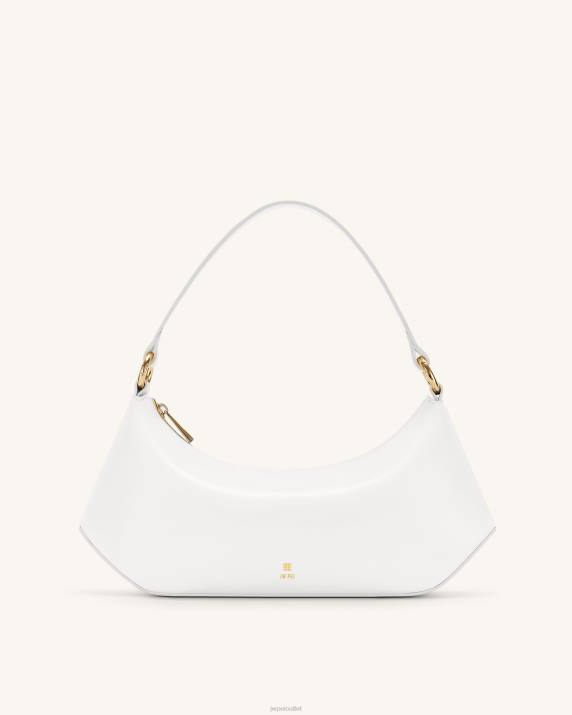 White JW PEI Lily Shoulder Bag VV8B67