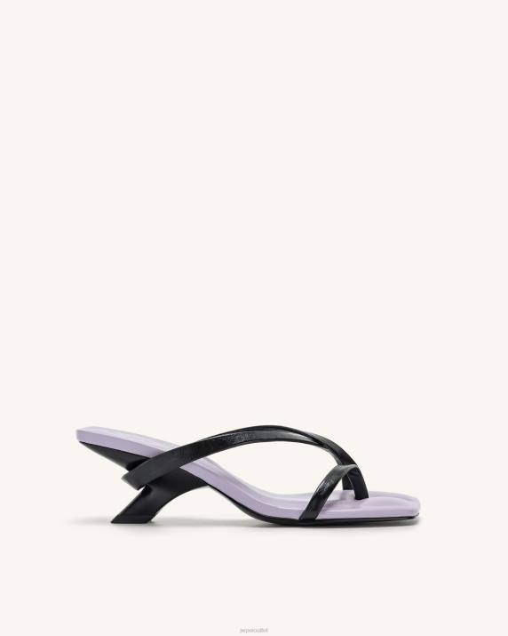 Black JW PEI Maeve Strappy Mule VV8B281