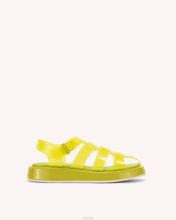 Yellow JW PEI Piper Platform Sandal VV8B336